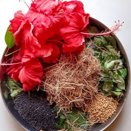 Hair Fall Control Forest Fire Hair booster Oil Wayanad Tribal Wild Collection + Free Anti Dandruff Herbal Powder