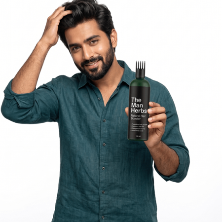Hair Fall Control Forest Fire Hair booster Oil Wayanad Tribal Wild Collection + Free Anti Dandruff Herbal Powder