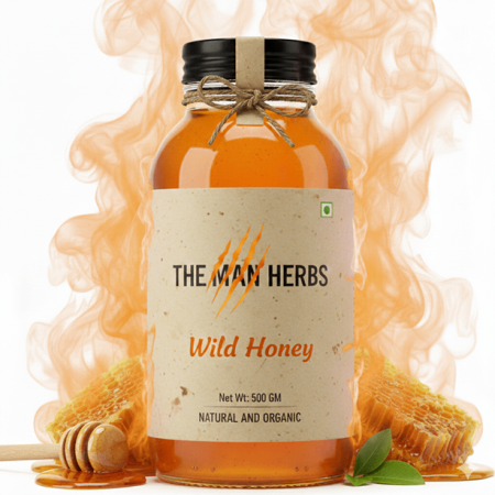 500gm Wild Raw Honey 100% Organic & Natural | Raw & Sun-Processed | Sourced from Wayanad Tribes