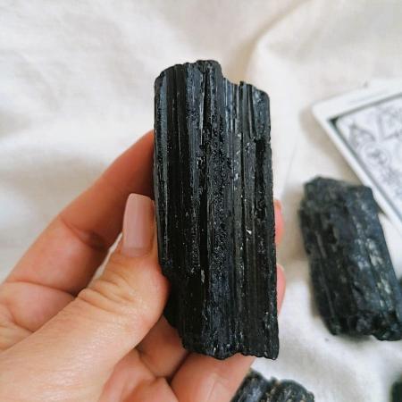 🛡️ The Man Herbs – Black Natural Tourmaline Bracelet (Unisex, 8mm) 🛡️
