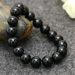 🛡️ The Man Herbs – Black Natural Tourmaline Bracelet (Unisex, 8mm) 🛡️