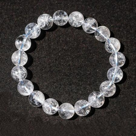 ✨ Original Natural Clear Quartz (Spatik) Bracelet (Unisex, 8mm) | Lab Certified ✨
