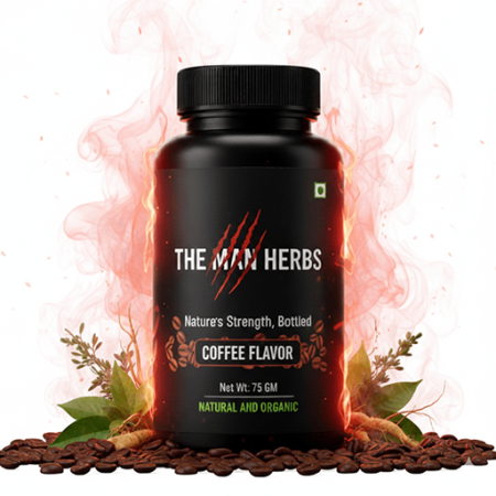 The Man Herbs Red Organic Stamina Booster for Men 375 gm | 100% Organic and Natural | Mega Pack